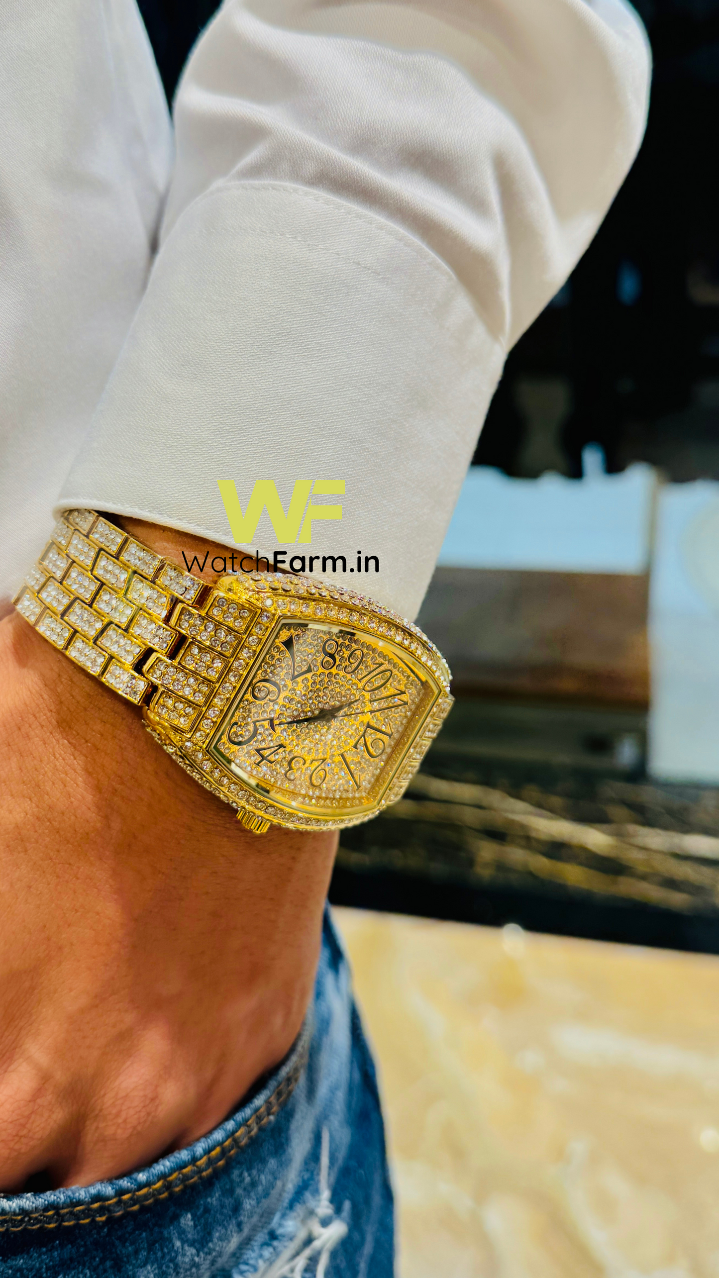 Watch Farm Ultra Luxury Diamond Watch(Dubai Imported)