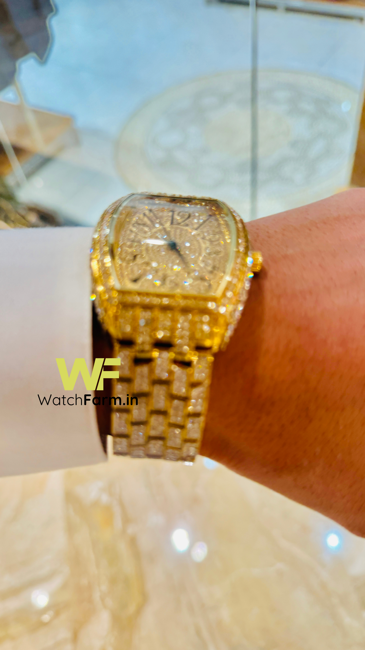 Watch Farm Ultra Luxury Diamond Watch(Dubai Imported)