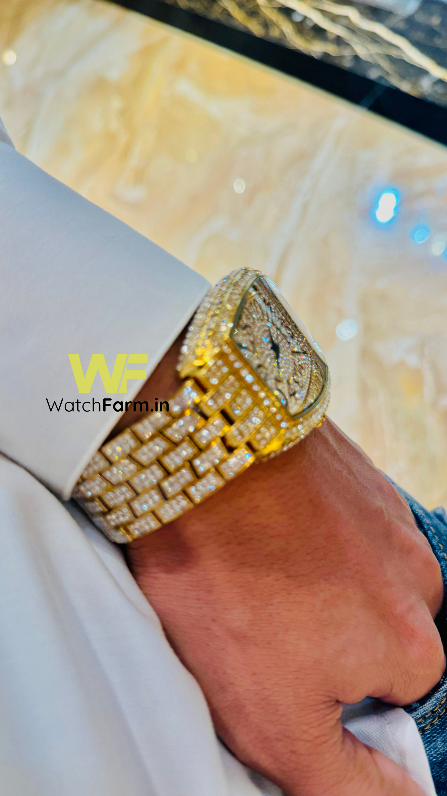 Watch Farm Ultra Luxury Diamond Watch(Dubai Imported)